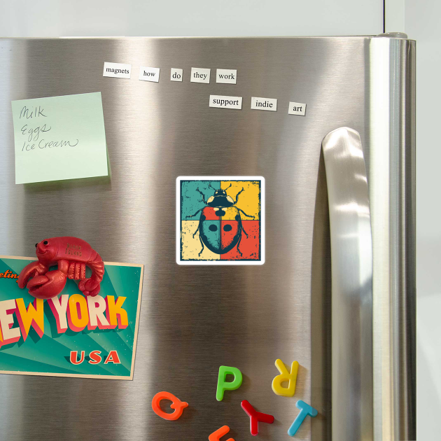 Graphic Ladybug Art | Pop Art Insect for Kids by TuncGK